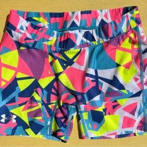 Under Armor Neon Spandex Shorts